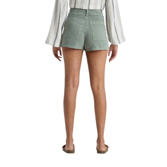 Universal Thread High Rise Pleated Jean Shorts Size 6 - Picture 2 of 6